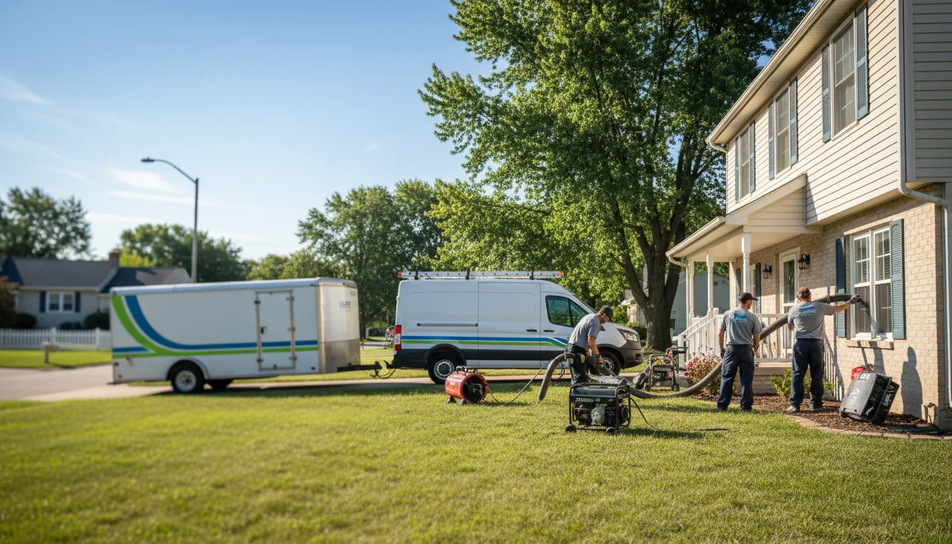 Flooded Basement Restoration And Cleanup With Repair in Roscoe, IL near me